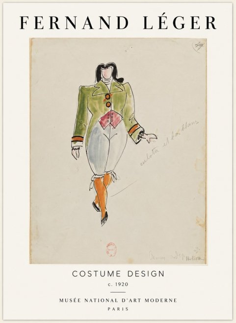 Fernand Léger Costume Design II No1 - Juliste