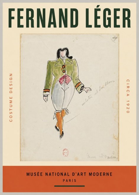 Fernand Léger Costume Design II No2 - Juliste