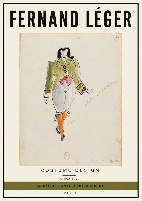 Fernand Léger Costume Design II No4 - Juliste