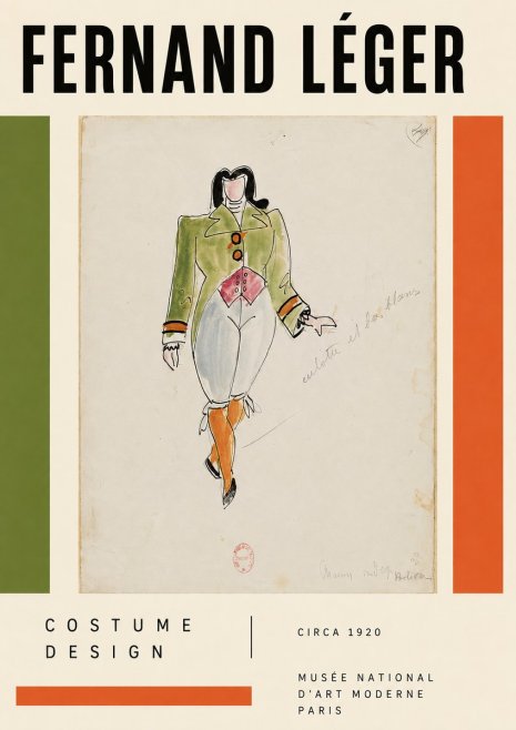 Fernand Léger Costume Design II No5 - Juliste