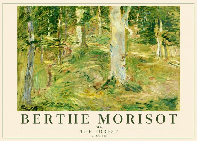 Berthe Morisot The Forest No5 - Juliste