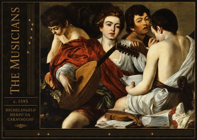 Michelangelo Merisi da Caravaggio The Musicians I No2 - Juliste