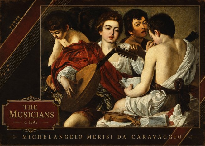 Michelangelo Merisi da Caravaggio The Musicians I No3 - Juliste
