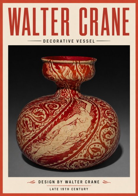 Walter Crane Decorative Vessel No4 - Juliste