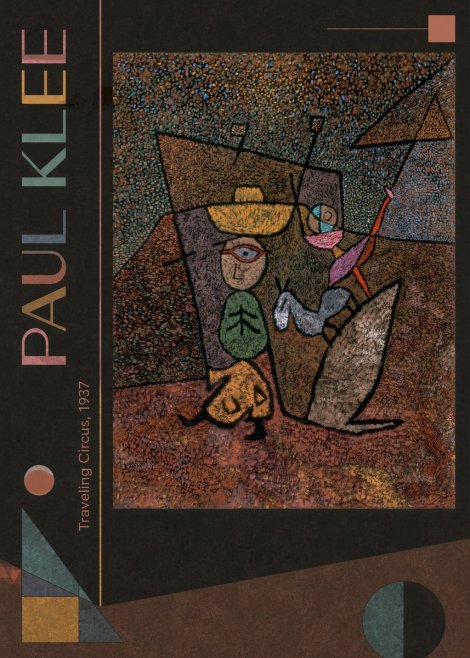 Paul Klee Traveling Circus, 1937 No2 - Juliste