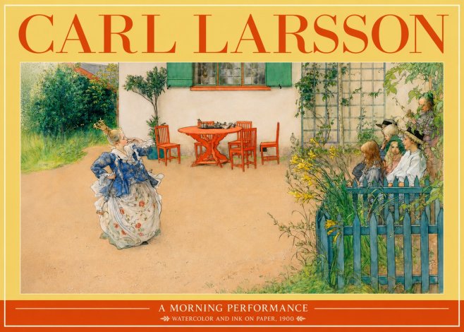 Carl Larsson A Morning Performance No2 - Juliste