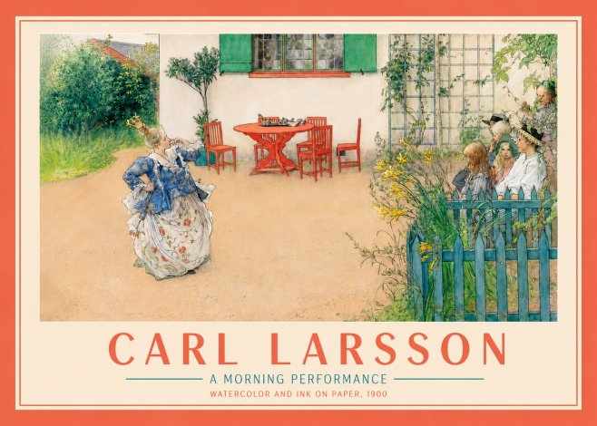 Carl Larsson A Morning Performance No4 - Juliste