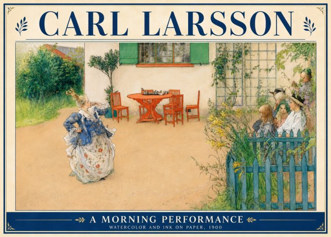 Carl Larsson A Morning Performance No5 - Juliste