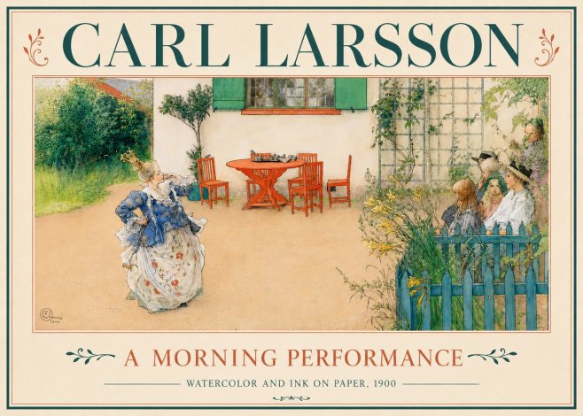 Carl Larsson A Morning Performance No6 - Juliste