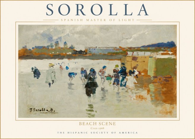 Sorolla Beach Scene No2 - Juliste