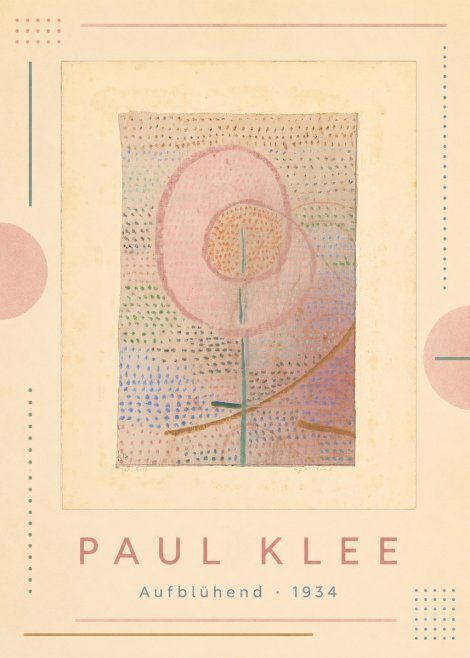 Paul Klee Aufblühend No1 - Juliste