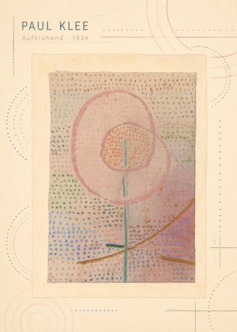 Paul Klee Aufblühend No3 - Juliste