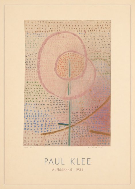 Paul Klee Aufblühend No4 - Juliste