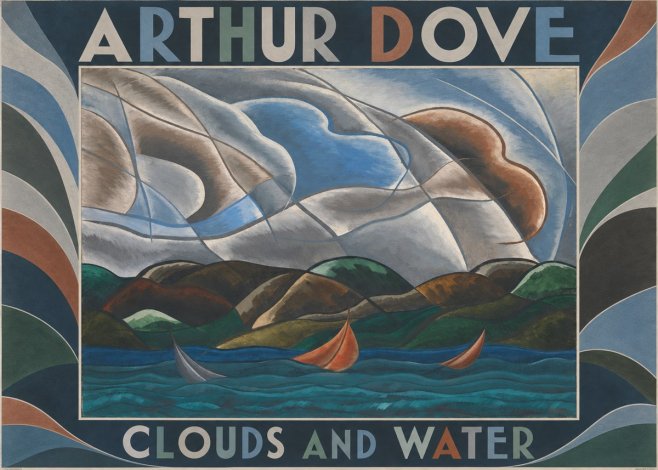 Arthur Dove Clouds and Water No1 - Juliste