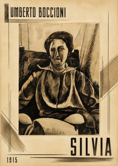 Umberto Boccioni Silvia No1 - Juliste