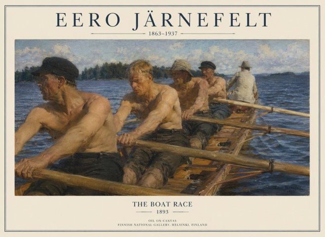 Eero Järnefelt The Boat Race No1 - Juliste