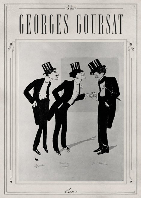 Georges Goursat Capiello, Francis De Croisset, Paul Hervieu No1 - Juliste