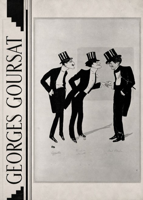 Georges Goursat Capiello, Francis De Croisset, Paul Hervieu No2 - Juliste