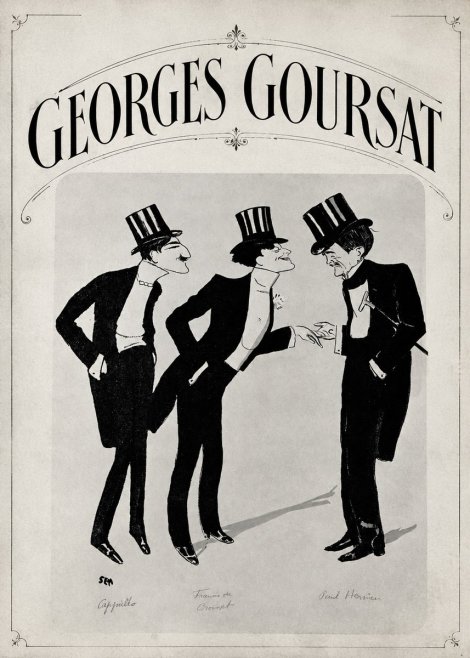 Georges Goursat Capiello, Francis De Croisset, Paul Hervieu No3 - Juliste