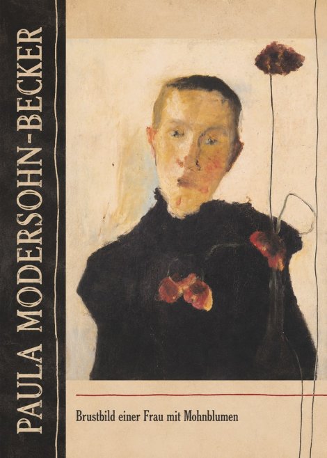Paula Modersohn-Becker Brustbild Einer Frau Mit Mohnblumen No2 - Juliste
