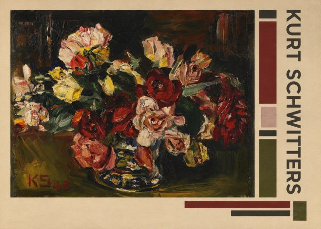 Kurt Schwitters Flower Still Life No2 - Juliste