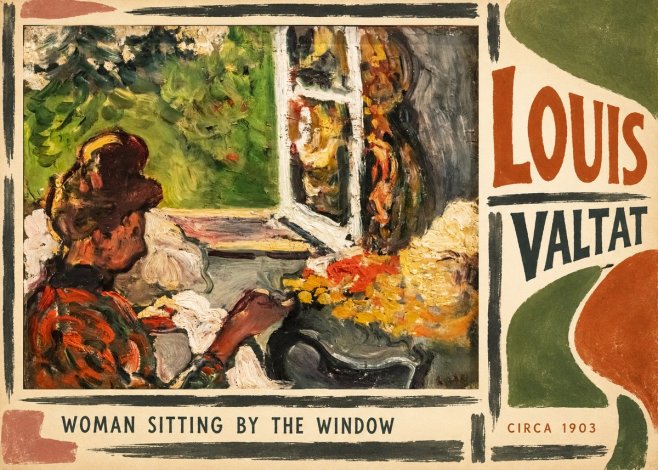 Louis Valtat Woman Sitting by the Window No6 - Juliste