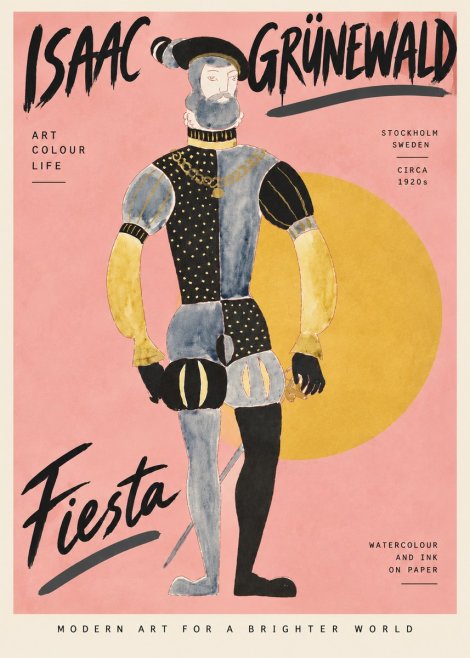 Isaac Grünewald Fiesta No4 - Juliste