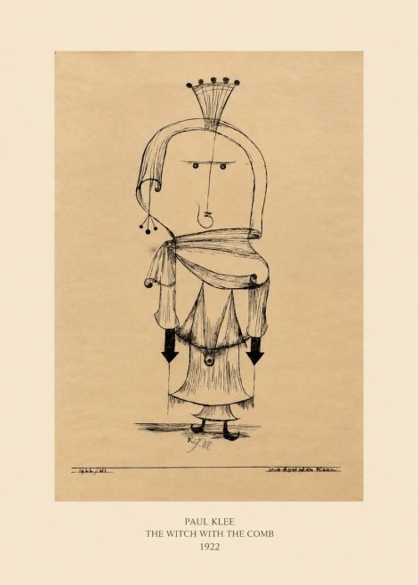 Paul Klee The Witch with the Comb No5 - Juliste
