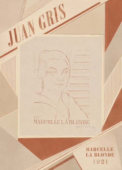 Juan Gris Marcelle La Blonde No4 - Juliste