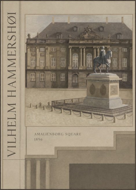Vilhelm Hammershøi Amalienborg Square I No2 - Juliste