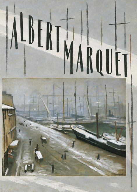 Albert Marquet Le Havre, Le Bassin Sous La Neige No6 - Juliste