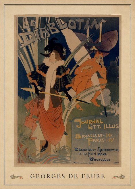 Georges de Feure Le Diablotin III No4 - Juliste