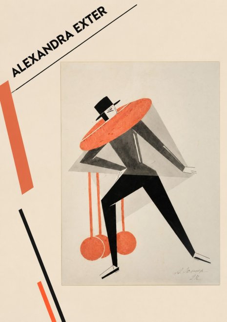 Alexandra Exter Constructivist Figure No2 - Juliste