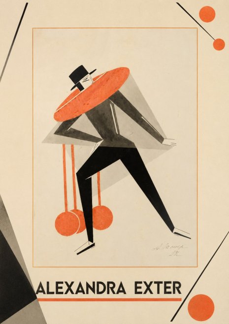 Alexandra Exter Constructivist Figure No5 - Juliste