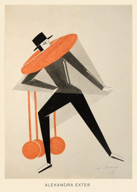 Alexandra Exter Constructivist Figure No6 - Juliste