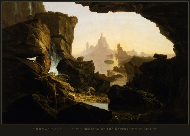 Thomas Cole The Subsiding of the Waters of the Deluge I No4 - Juliste