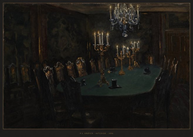 P.S. Krøyer Interior No5 - Juliste