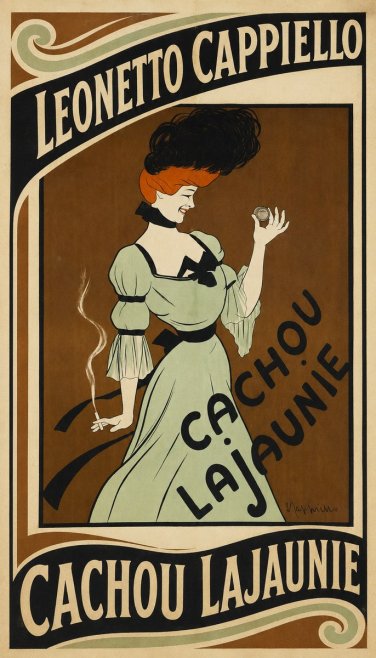 Leonetto Cappiello Cachou Lajaunie No2 - Juliste
