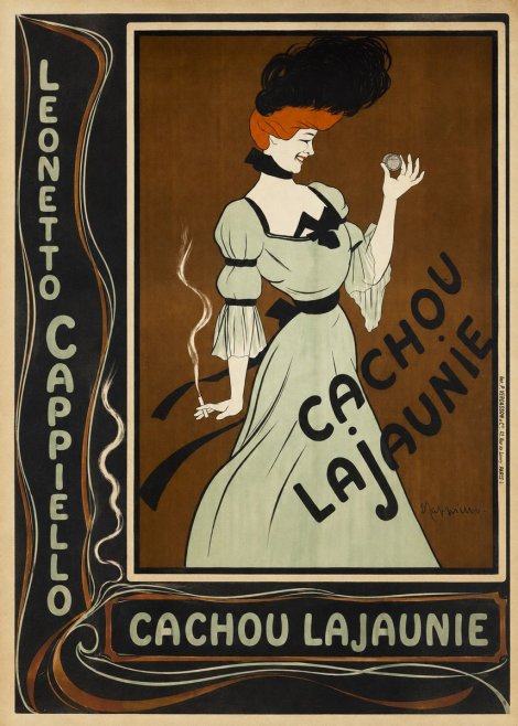 Leonetto Cappiello Cachou Lajaunie No3 - Juliste