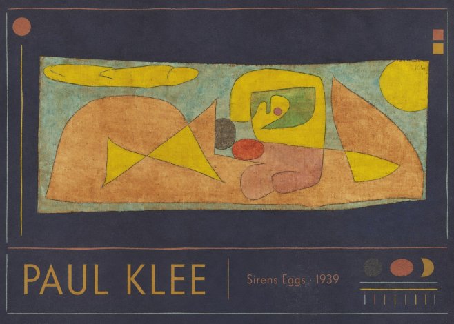 Paul Klee Sirens Eggs No1 - Juliste