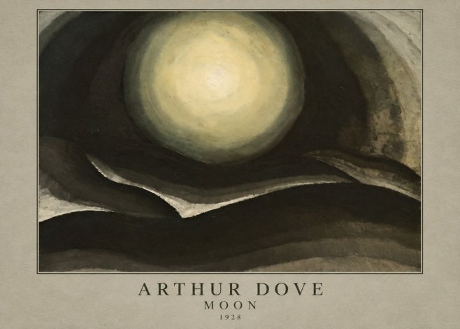 Arthur Dove Moon No4 - Juliste