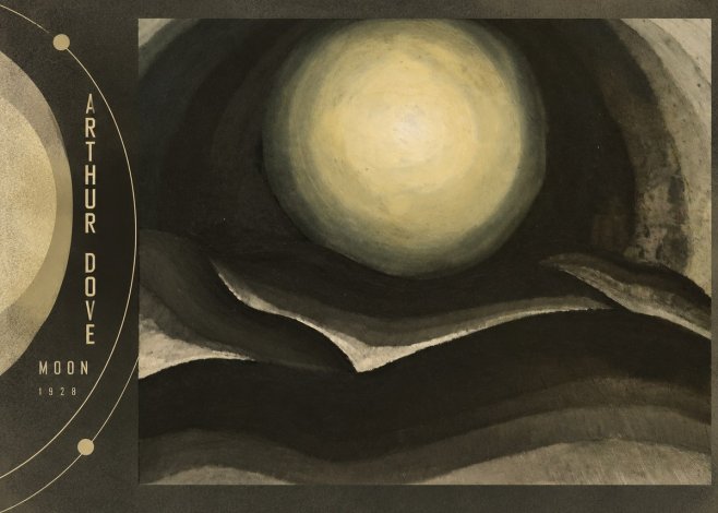 Arthur Dove Moon No5 - Juliste