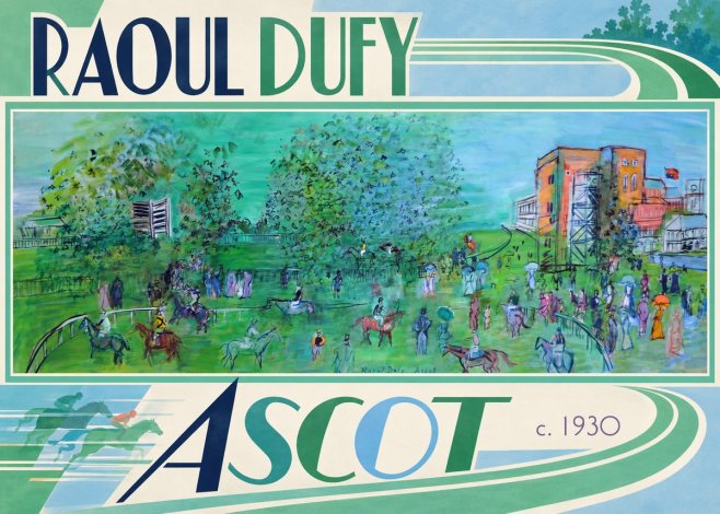Raoul Dufy Ascot C. 1930 I No2 - Juliste