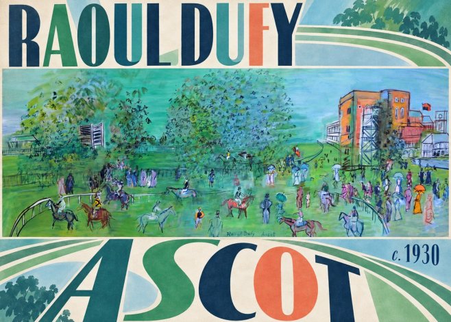 Raoul Dufy Ascot C. 1930 I No5 - Juliste