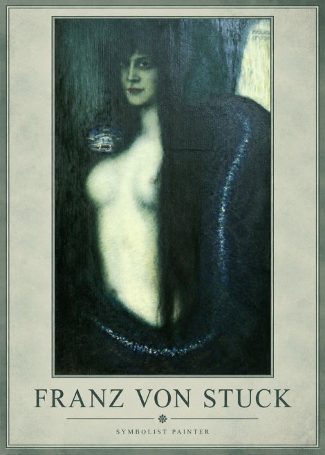 Franz von Stuck Die Sünde No1 - Juliste