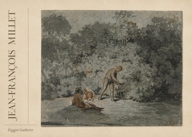 Jean-François Millet Faggot Gatherer No2 - Juliste