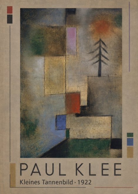 Paul Klee Kleines Tannenbild No1 - Juliste