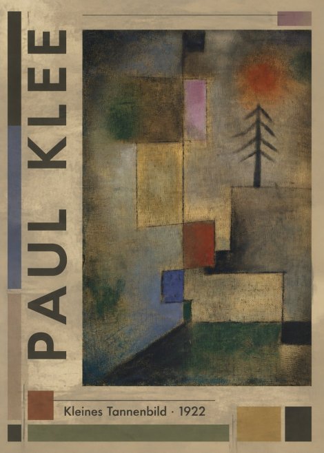 Paul Klee Kleines Tannenbild No2 - Juliste