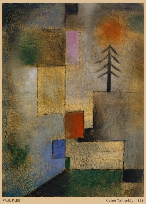 Paul Klee Kleines Tannenbild No5 - Juliste