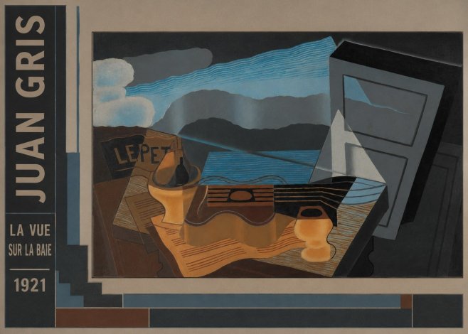 Juan Gris La Vue Sur La Baie No2 - Juliste